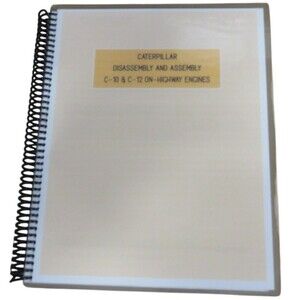 Caterpillar Cat C-10 and C-12 Truck Engine Disassembly & Assembly Service Manual